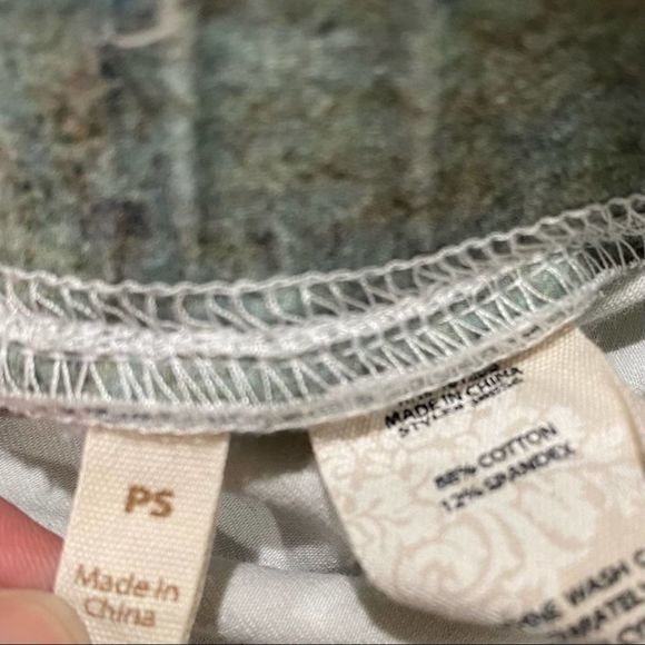 SOFT SURROUNDINGS abstract colorful thick leggings - PS - Picture 7 of 7